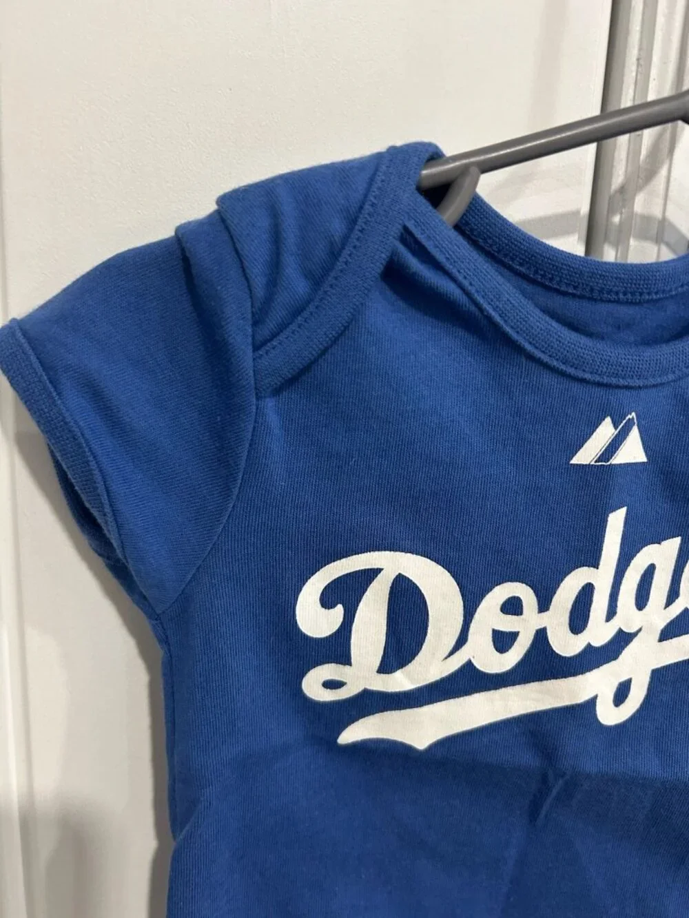 Majestic 6/9M Blue Baby Tee Los Angeles Dodgers Ethier 16 Nostalgia Core NWT